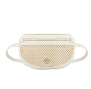 Grace Straw Cream Belt Bag